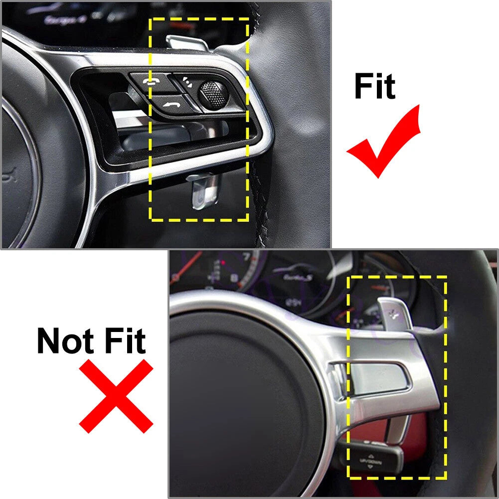 Porsche Panamera Cayenne 911 Steering Wheel Shifter Paddle Extensions (2010-2023)