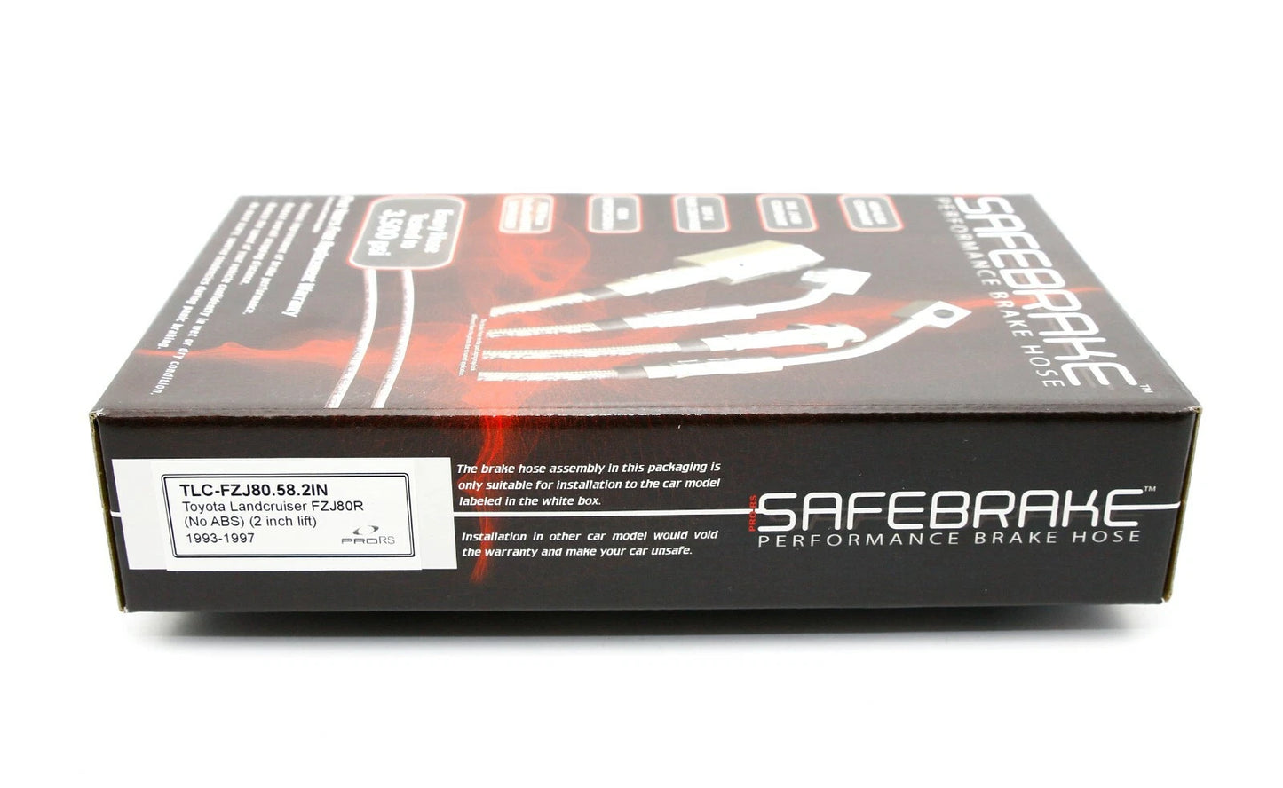Brake Line Kit for Landcruiser FZJ80R Non-ABS (2 Inch Lift) (1992-1999)