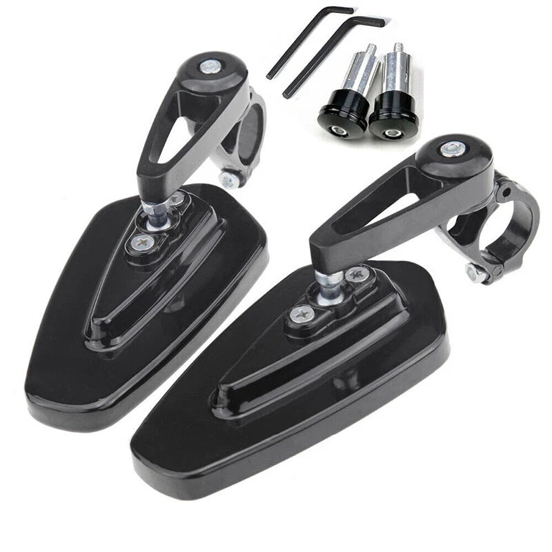 CNC 7/8" Handle Bar End Side Mirrors for Suzuki GSXR 1000 750 600 250