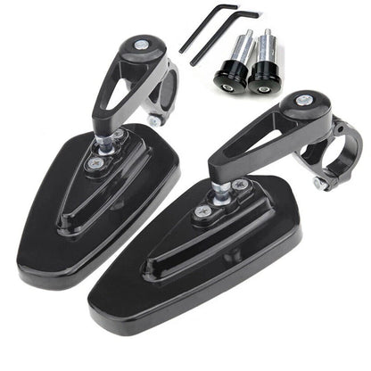 CNC 7/8" Handle Bar End Side Mirrors for Suzuki GSXR 1000 750 600 250