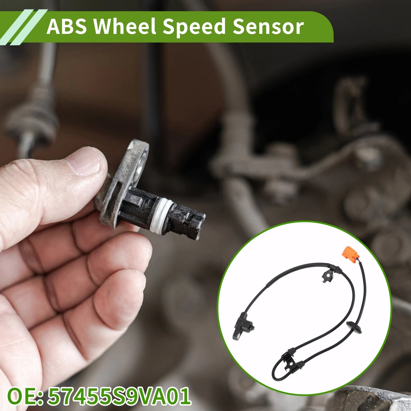 ABS Wheel Speed Sensor for Honda Pilot (2006-2008) - 1 x Front Left Sensor
