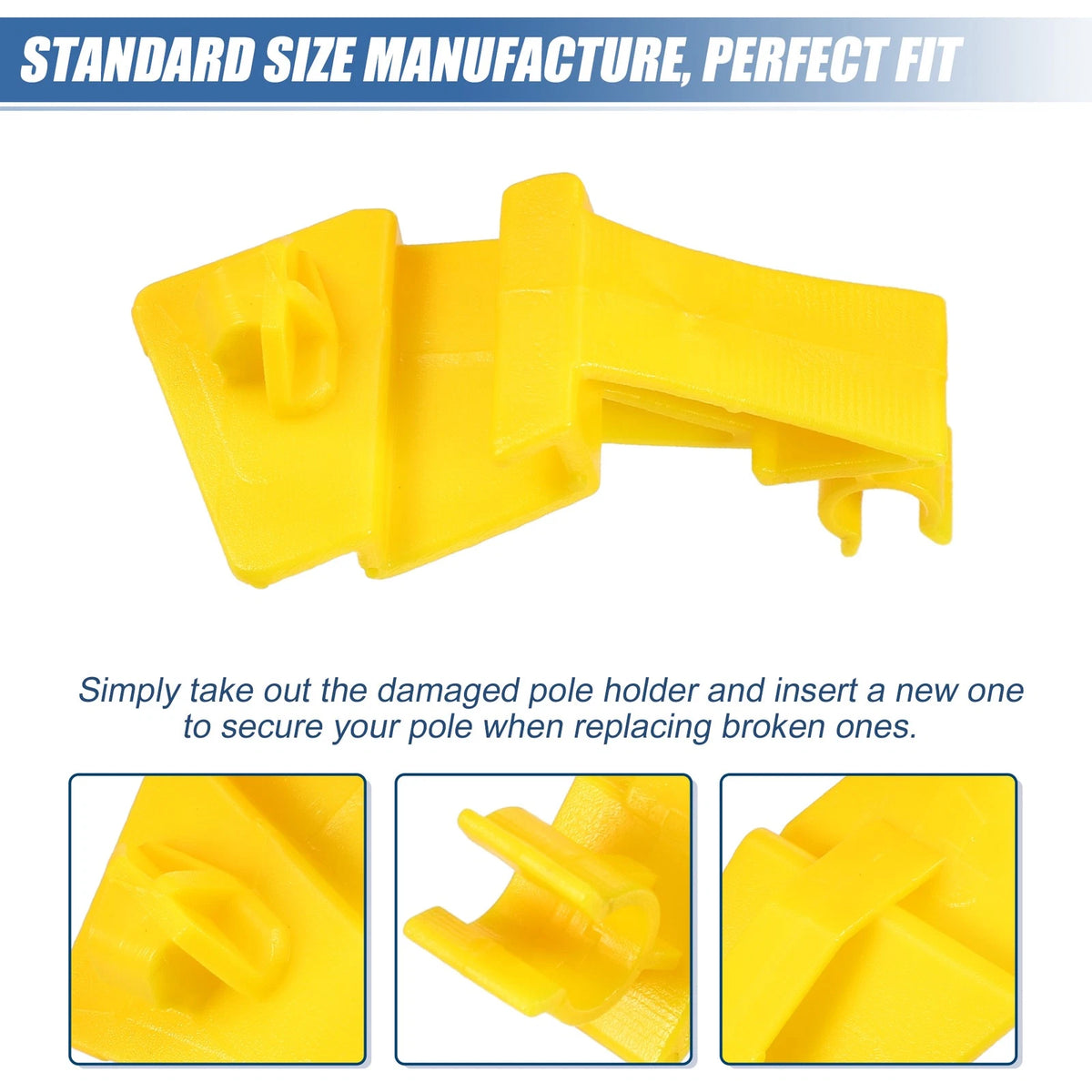 2 x Hood Prop Rod Holder Clips for Ford (No. 8A6Z16828A)