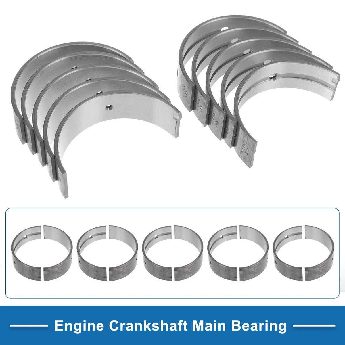 Main Bearing Set for Toyota Land Cruiser 2002-2010 - 2 x Silver Tone