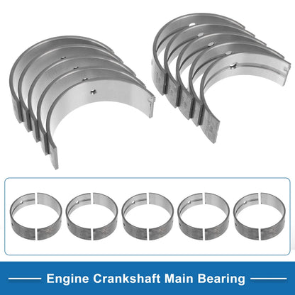 Main Bearing Set for Toyota Land Cruiser 2002-2010 - 2 x Silver Tone