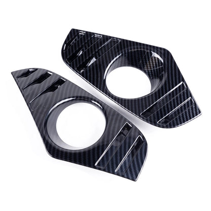 2 x Carbon Fiber Front Fog Light Covers for Toyota RAV4 (2019-2020)