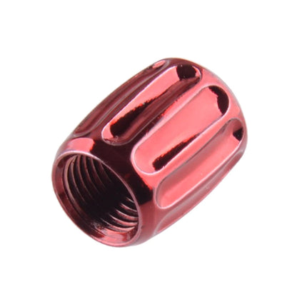 4 x Red Brass Tire Valve Dust Cover Caps for Car Truck SUV Bike