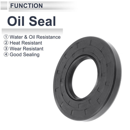 Oil Seal 45x90x12mm Seal Ring Shaft Seal Nitrile Rubber 5 Pcs