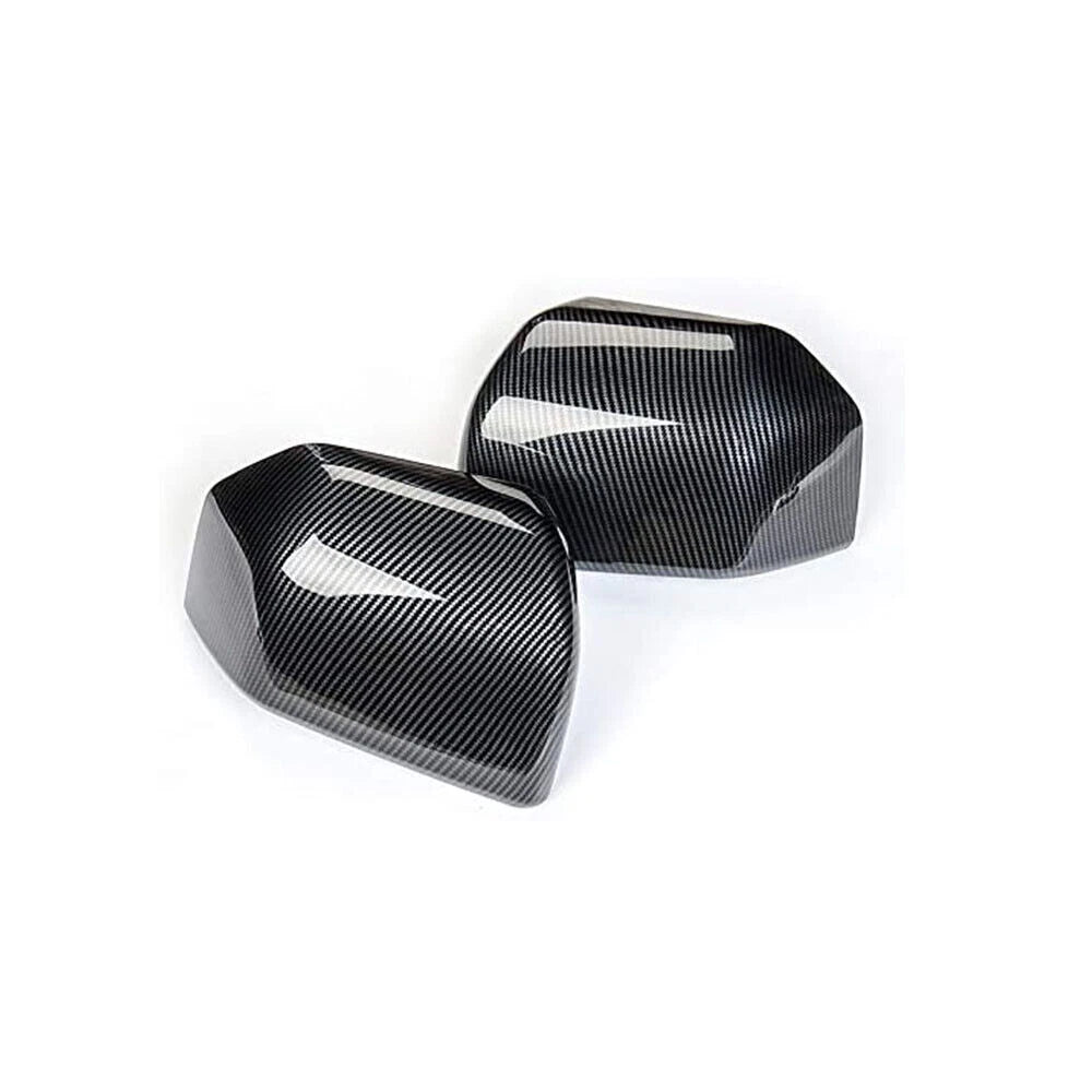 Carbon Black Rearview Mirror Cover Trim for Ford F150 (2015-2020)