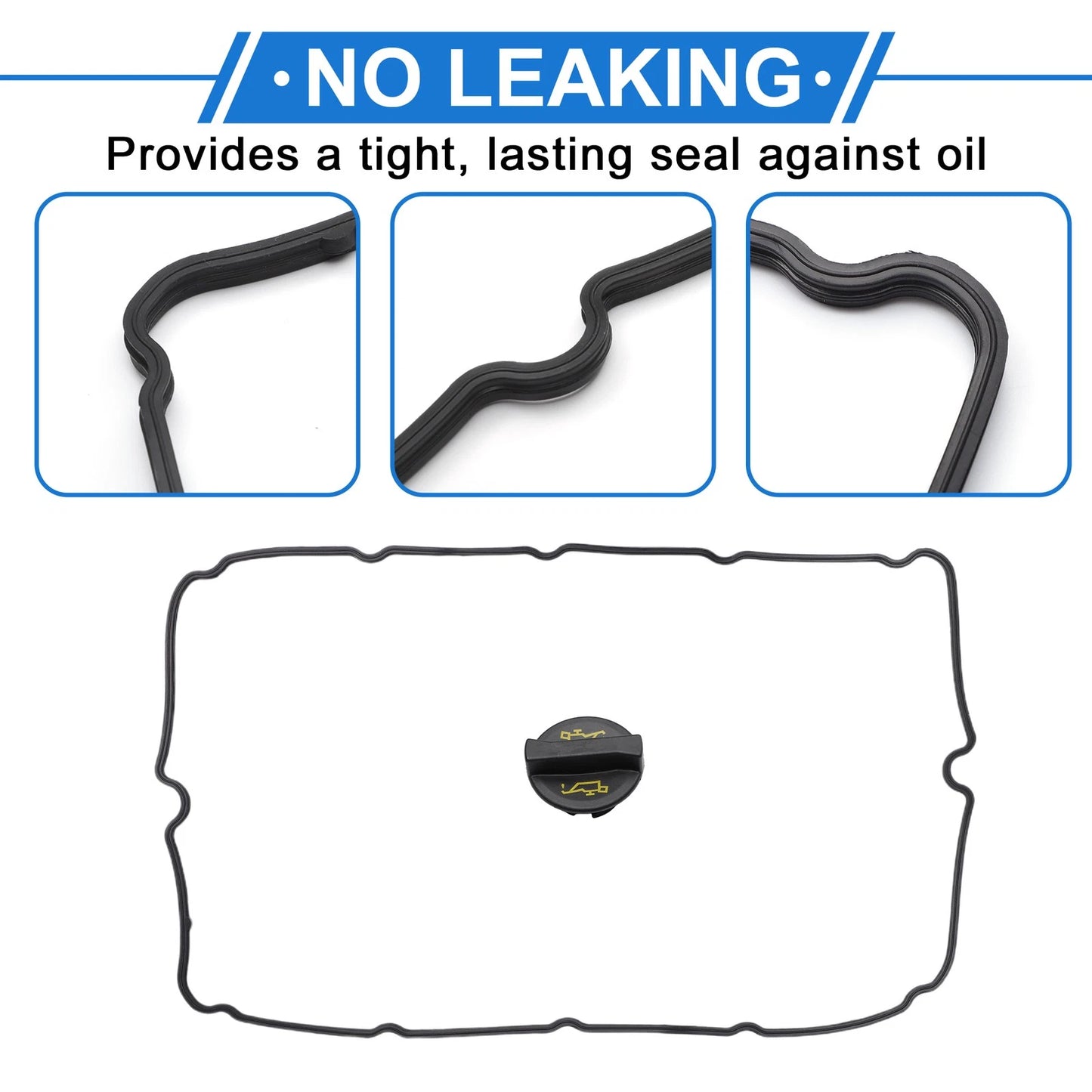 Front Engine Valve Cover & Gasket for Peugeot Boxer (2006-2011) 1 Set