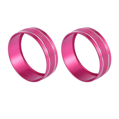 3 x Air Conditioner Switch Knob Cover Rings for Jeep Dodge