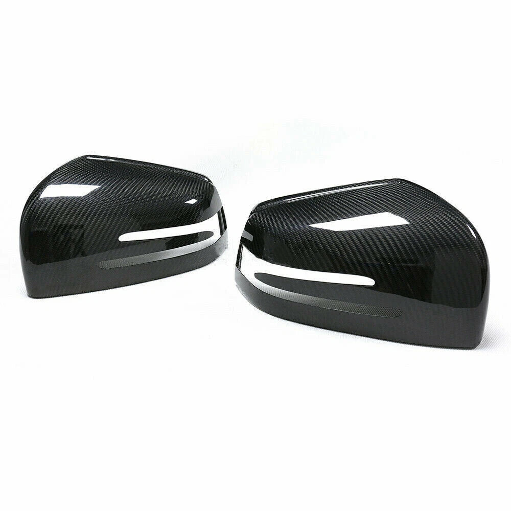 Carbon Fiber Mirror Covers for Mercedes-Benz G W463 X166 W166 GLE GLS (2012-2023)