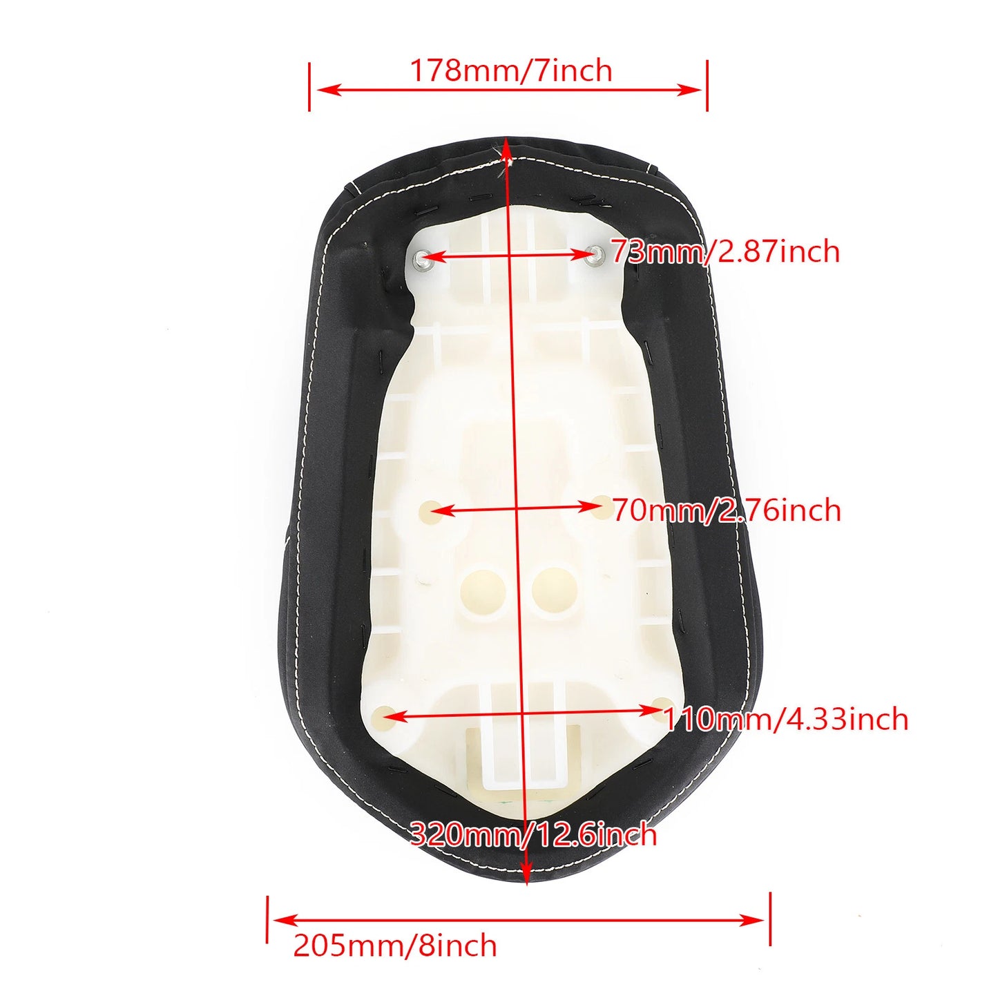 Rear Passenger Seat Cushion for Yamaha Bolt XV950 XVS950 (2014-2020)