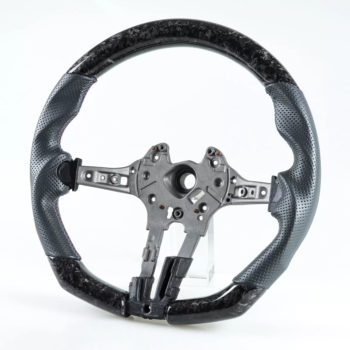 Forged Carbon Leather Steering Wheel for BMW F10 F07 F12 F13 F06 F01 F02 (2010-2017)