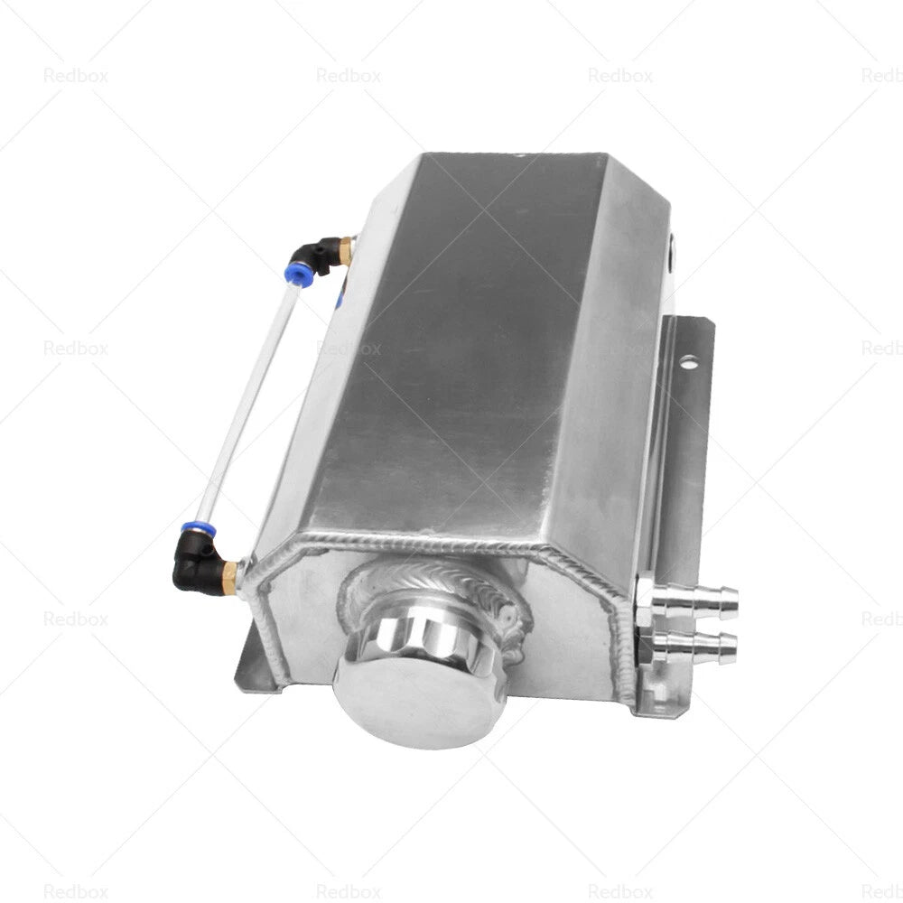 2L Aluminum Coolant Radiator Overflow Tank for Universal Vehicles (N/A)