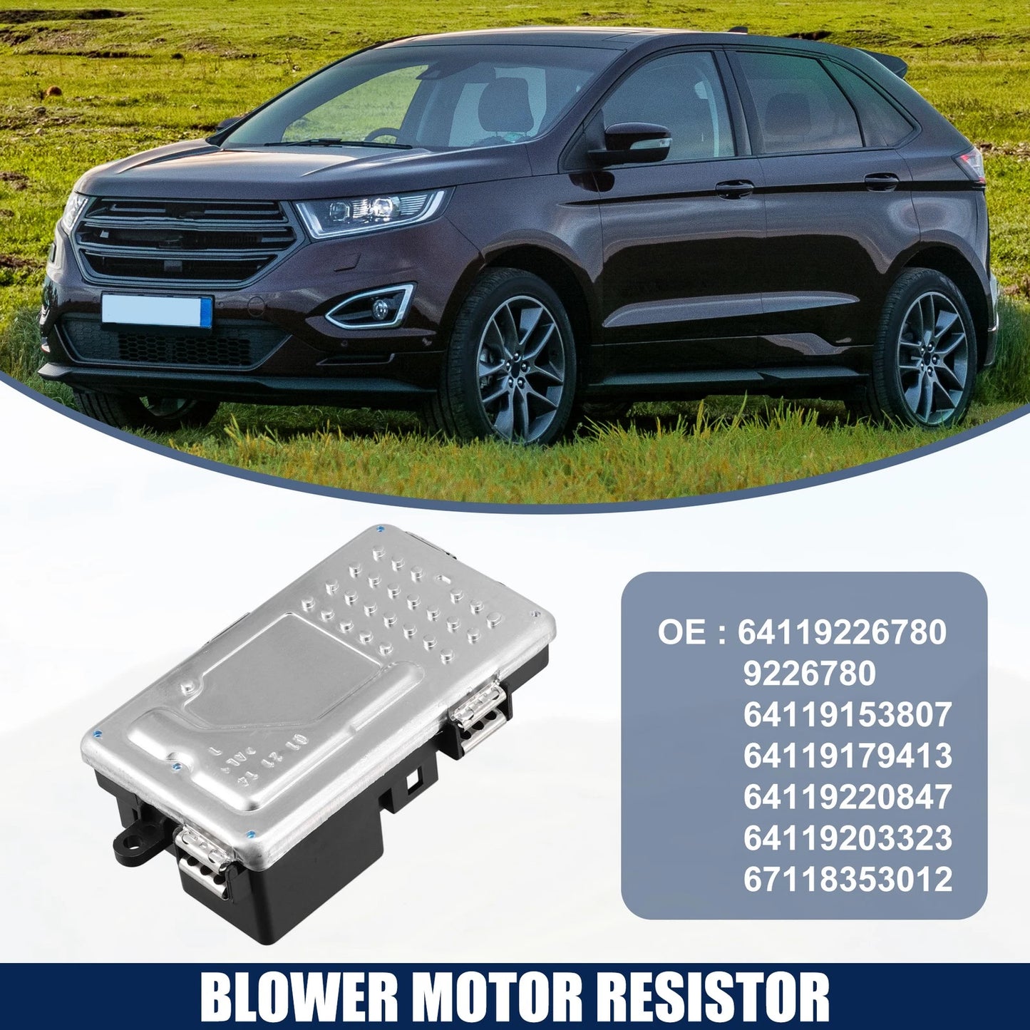 HVAC Blower Motor Resistor for BMW F10 F11 F01