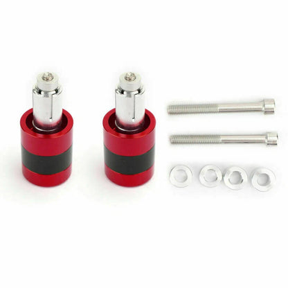22mm Aluminum Red Motorcycle Handlebar Weights for F1 F2