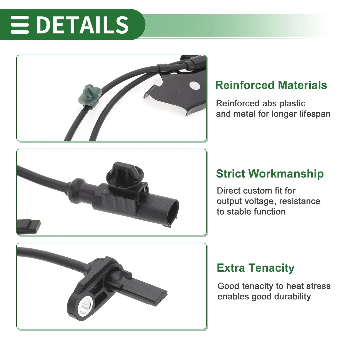 ABS Wheel Speed Sensor Front Left for Toyota Avensis