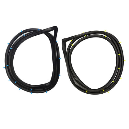 Door Rubber Weatherstrip Seal Rear L+R Fits Datsun Sunny B210 120Y 4D Sedan D05