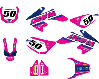 Active Pink Style Decal Kit for Honda CRF 50 (2013-2021)