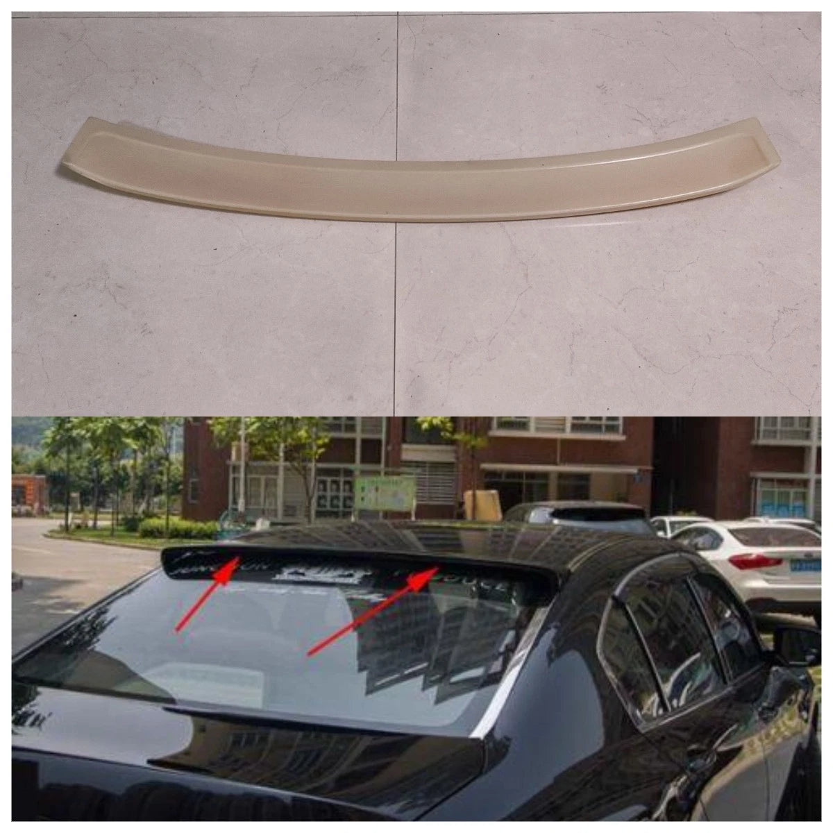 Unpainted Roof Factory Style Spoiler Wing for Honda Accord 4DR Sedan (2013-2016)