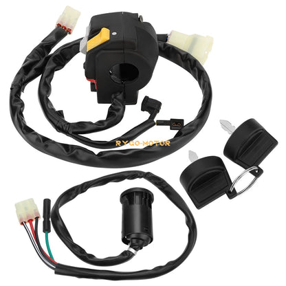 2x Handlebar & Key Switch for Honda TRX400EX 400EX Sportrax 2x4 (1999–2004)