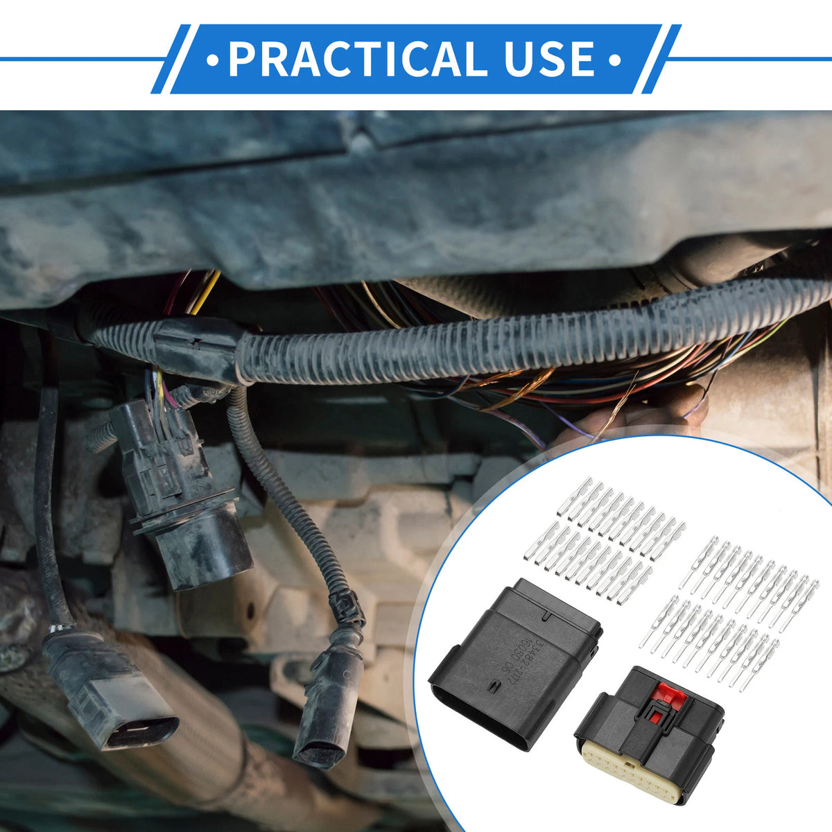 Headlight Connector Plug 20 Pin Male Female Wire for Ford Mondeo