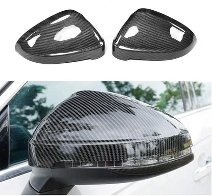 Carbon Style Mirror Cover Cap Pair for Audi A4 S4/A5 S5 RS5 (2017–2025)