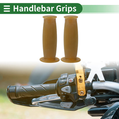 25mm Motorcycle Hand Grips Cover Handlebar Cover TPU Clear Brown for Make Model