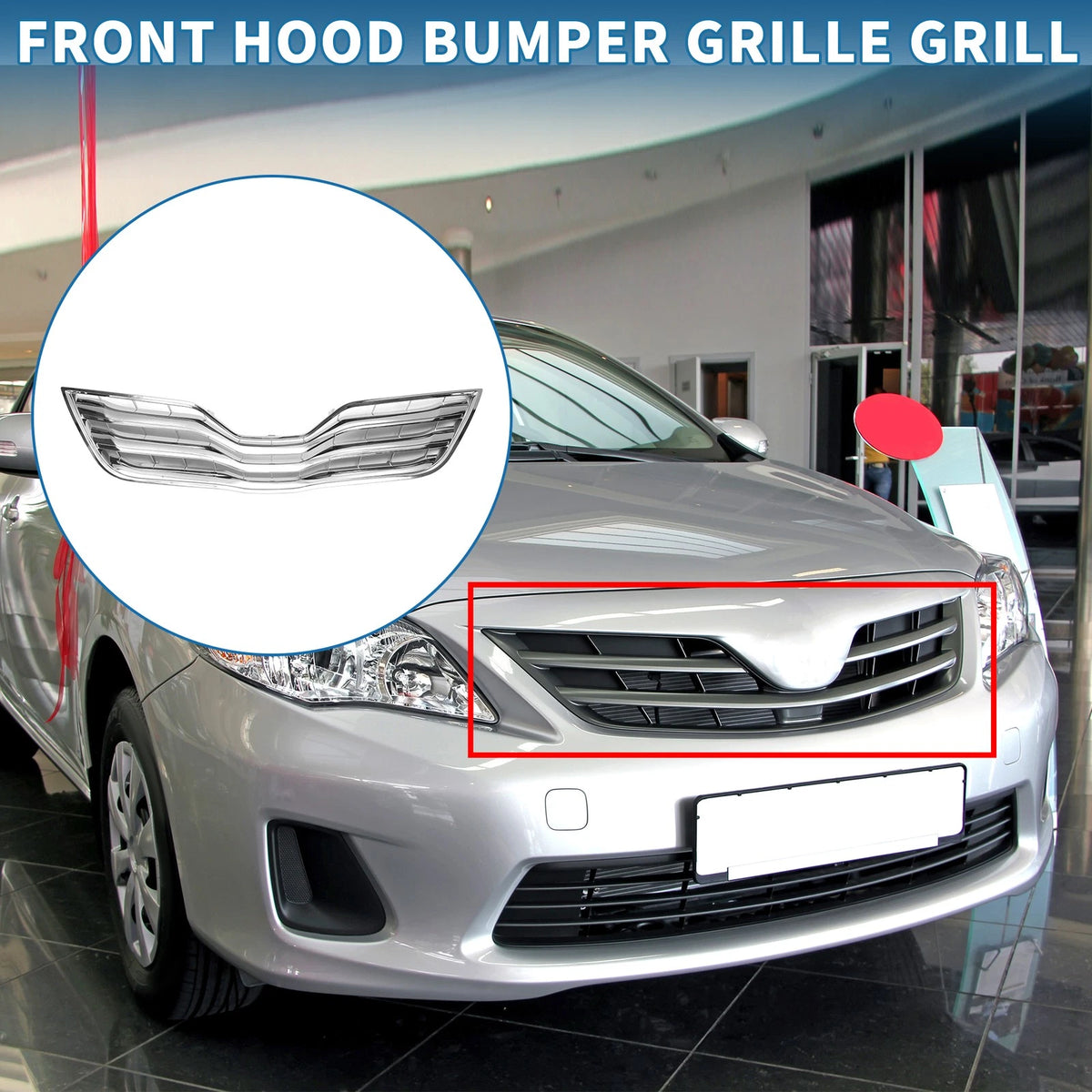 Hood Bumper Grille for Toyota Camry (2010)