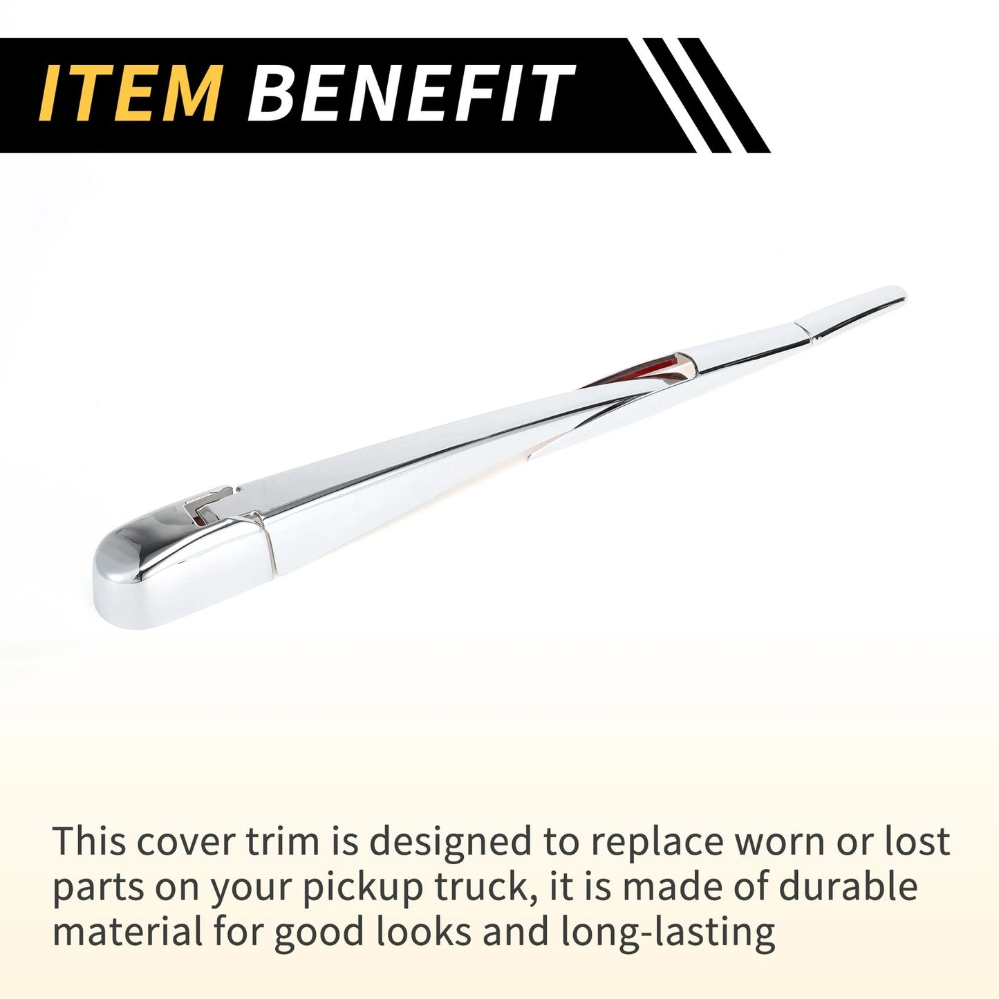 Rear Window Wiper Arm Blades Cover for Jeep Wrangler JL JLU (2018-2023)