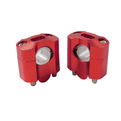 Fat Bar Mount Clamps Risers Adaptor 7/8 to 1-1/8 for Dirt Pit Bike ATV