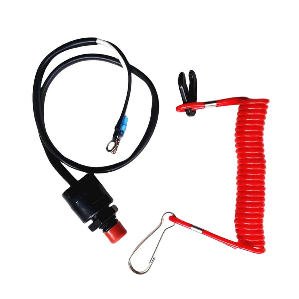 Kill Stop Switch & Safety Lanyard for Yamaha 2-Stroke Outboard Motor
