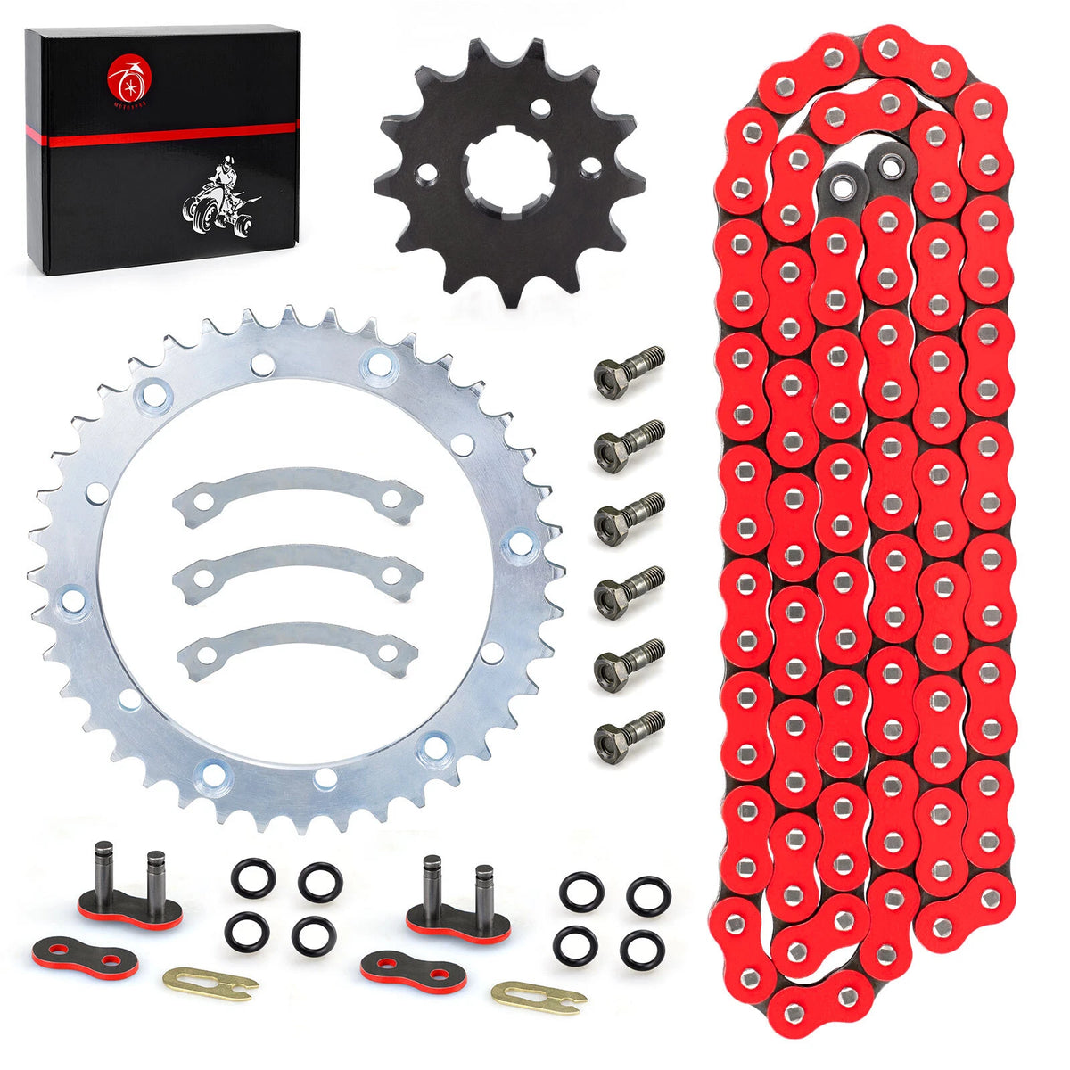 Drive Chain 520 Front 13T Rear 40T Sprocket for Yamaha Warrior (2002-2006)