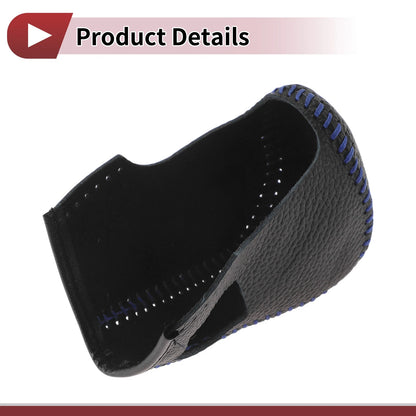 Black Blue Faux Leather Gear Shift Knob Cover for Nissan Murano (2009-2013)