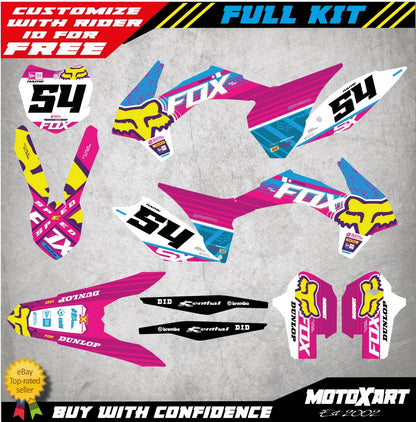 Custom Graphics Kit Stickers for KTM SX 125 (2013-2015)