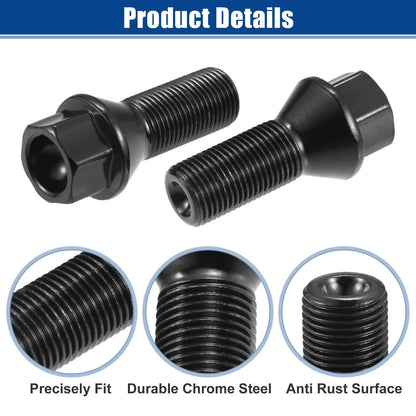 10 x M14x1.25 Wheel Lug Bolts for BMW E46 325 E90