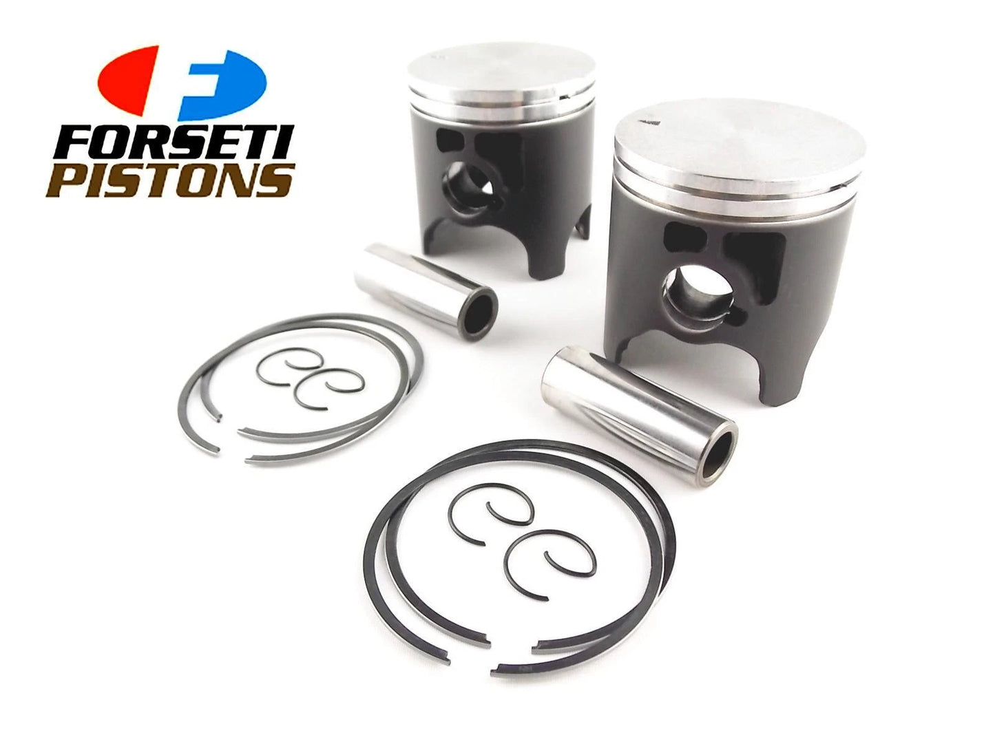 56mm Piston Set with Rings & Clips for Suzuki RGV250 (1989-1995)