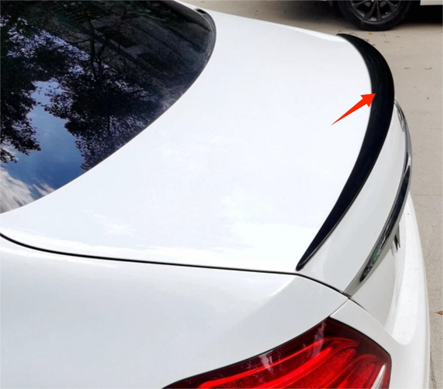 Glossy Black Rear Trunk Spoiler for Mercedes Benz E-Class W213 (2016-2022)