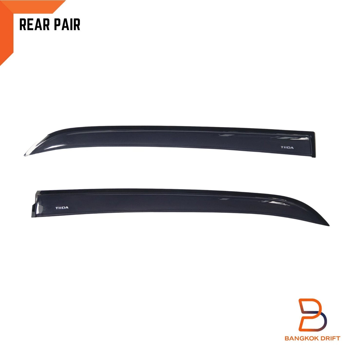 Weather Shield Window Visor Rain Guard for Nissan Tiida Sedan (2006-2011)