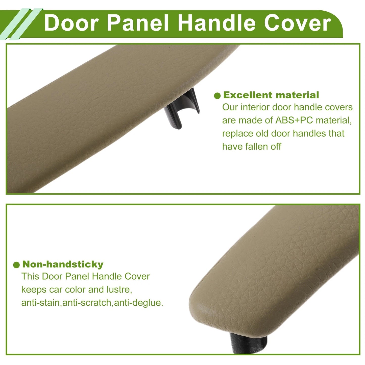 Beige Door Panel Handle Pull Trim Cover for BMW X5 (2008-2013)