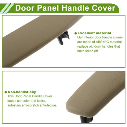 Beige Door Panel Handle Pull Trim Cover for BMW X5 (2008-2013)