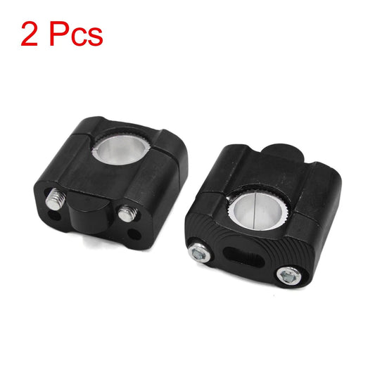 2 x Universal 22mm Handlebar Riser Clamp Bracket Adaptor for Motorcycle