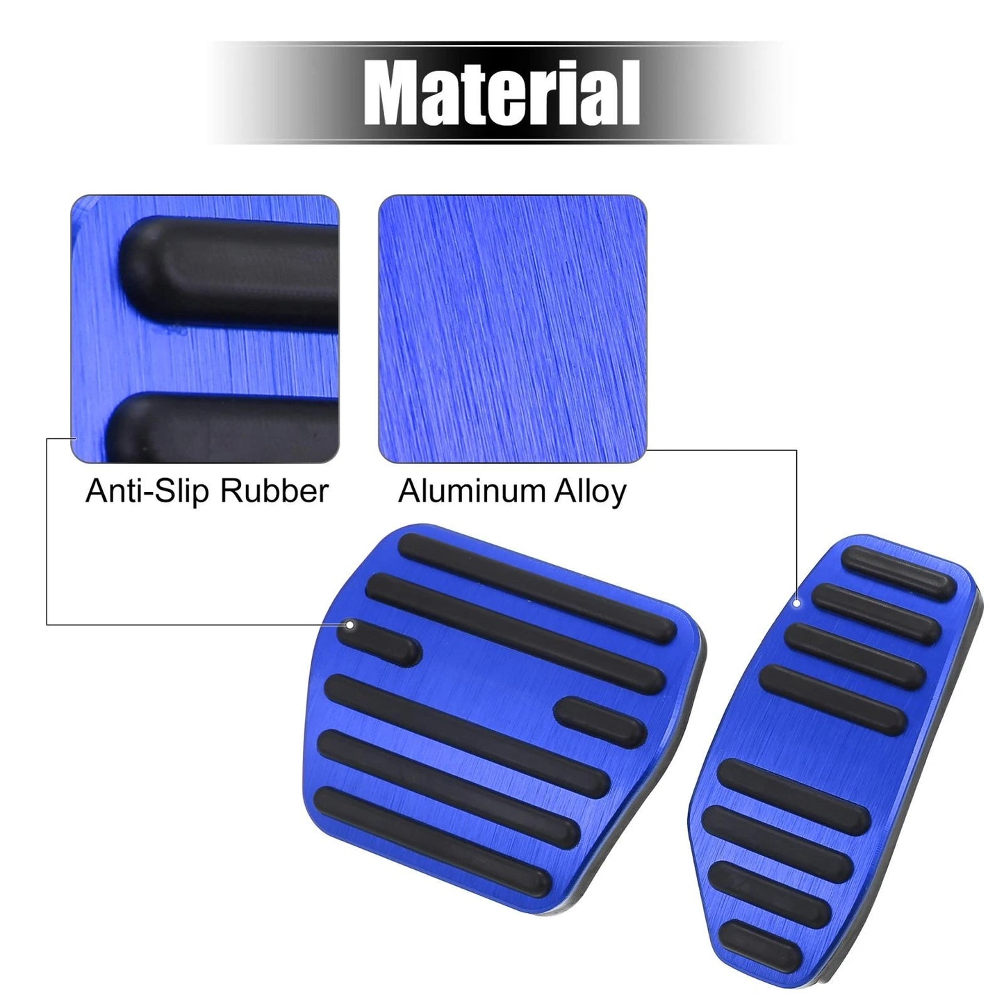 Anti-Slip Brake & Gas Pedal Covers for Nissan Kicks (2018-2023)