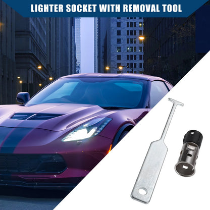 Inner Lighter Socket Removal Tool for Chevy Silver Tone