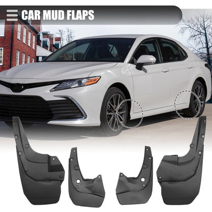 Car Mud Flaps Splash Guards  Black for Toyota 4Runner (2010-2023)