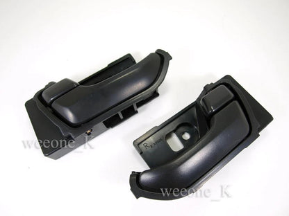 2 x Interior Door Handles Black for Isuzu D-Max (2012-2015)