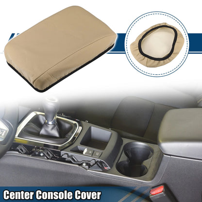 Center Console Armrest Cover for Ford Focus (2015-2018) - Neoprene Brown