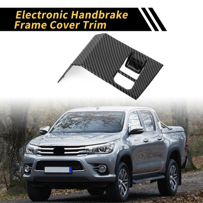 Carbon Fiber Electronic Handbrake Frame Cover for Toyota Tundra (2022-2024)