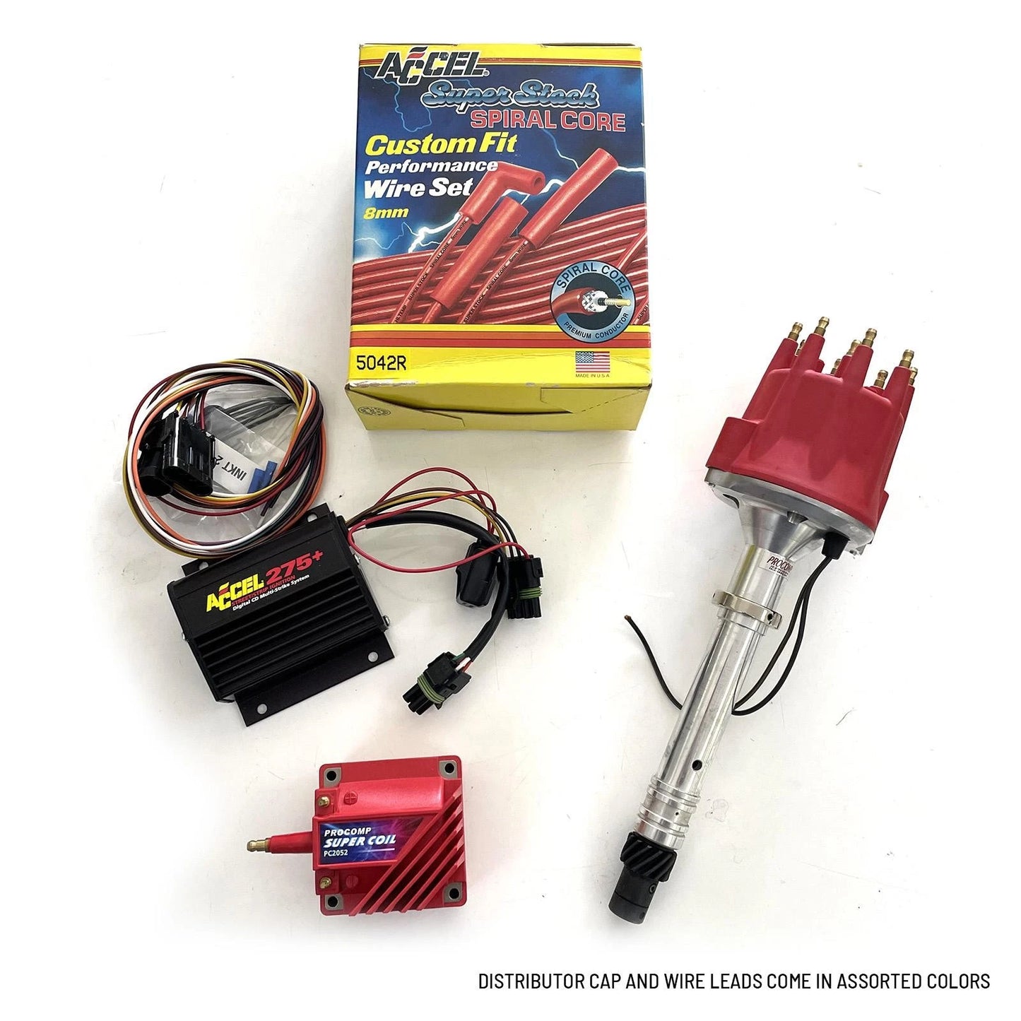 Accel 275+ CDI Ignition Box & Wire Leads for Chevy SBC BBC