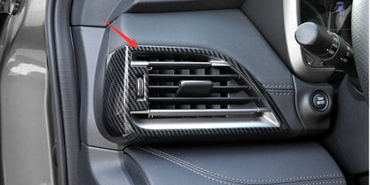 Front Side Air Vent Cover Trim for Subaru Outback 2 x ABS Carbon Fiber (2021-2022)